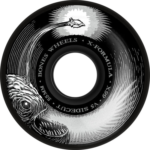 Bones X-Formula Dark Waters Sidecut V5 99A Skateboard Wheels 55mm