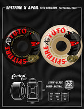 Spitfire X April Yuto F4 Conical Full Black 53mm (99a)