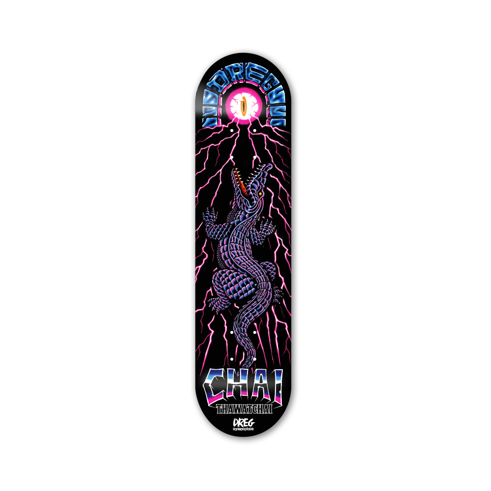 Dreg Chai Crocodile Pro Model Deck 8.25