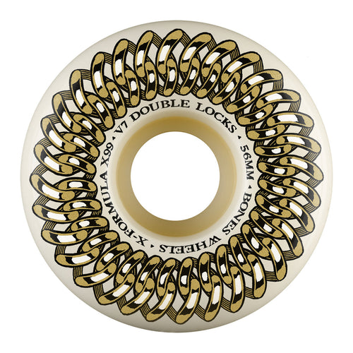 Bones X-Formula Double Lock V7 99A Skateboard Wheels 56mm