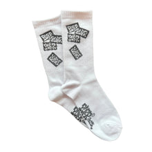Purr Logo Sock White
