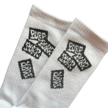 Purr Logo Sock White
