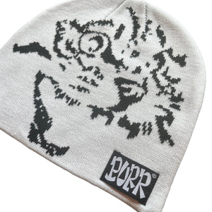 Purr Cat Beanie White