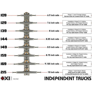 Independent 144 Stage 11 Polished Skateboard Truck