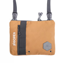 Proper Compact Sling Bag Wooden Brown