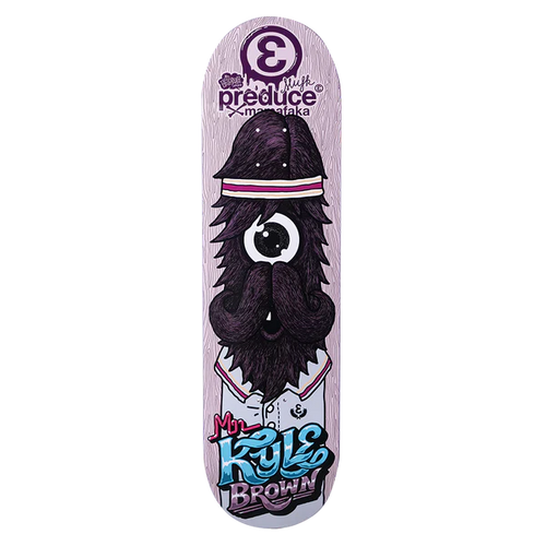 Preduce x MMFK Mr. HellYeah 10th Anniversary Reissue Kyle Brown Skateboard Deck 8.5 x 32