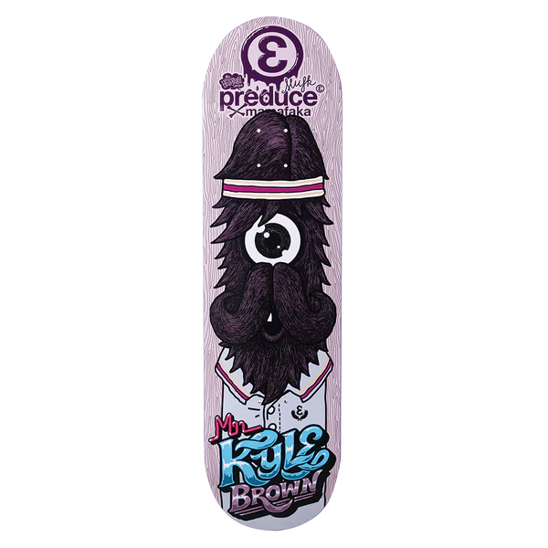 Preduce x MMFK Mr. HellYeah 10th Anniversary Reissue Kyle Brown Skateboard Deck 8.5 x 32