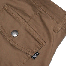 Tightland Stretch Canvas Work Short Khaki Brown