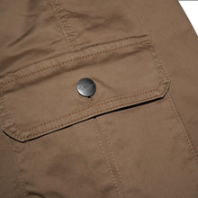 Tightland Stretch Canvas Work Short Khaki Brown